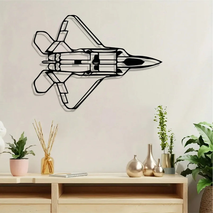 F-22 -Metal Wall Display