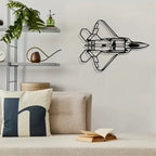 F-22 -Metal Wall Display