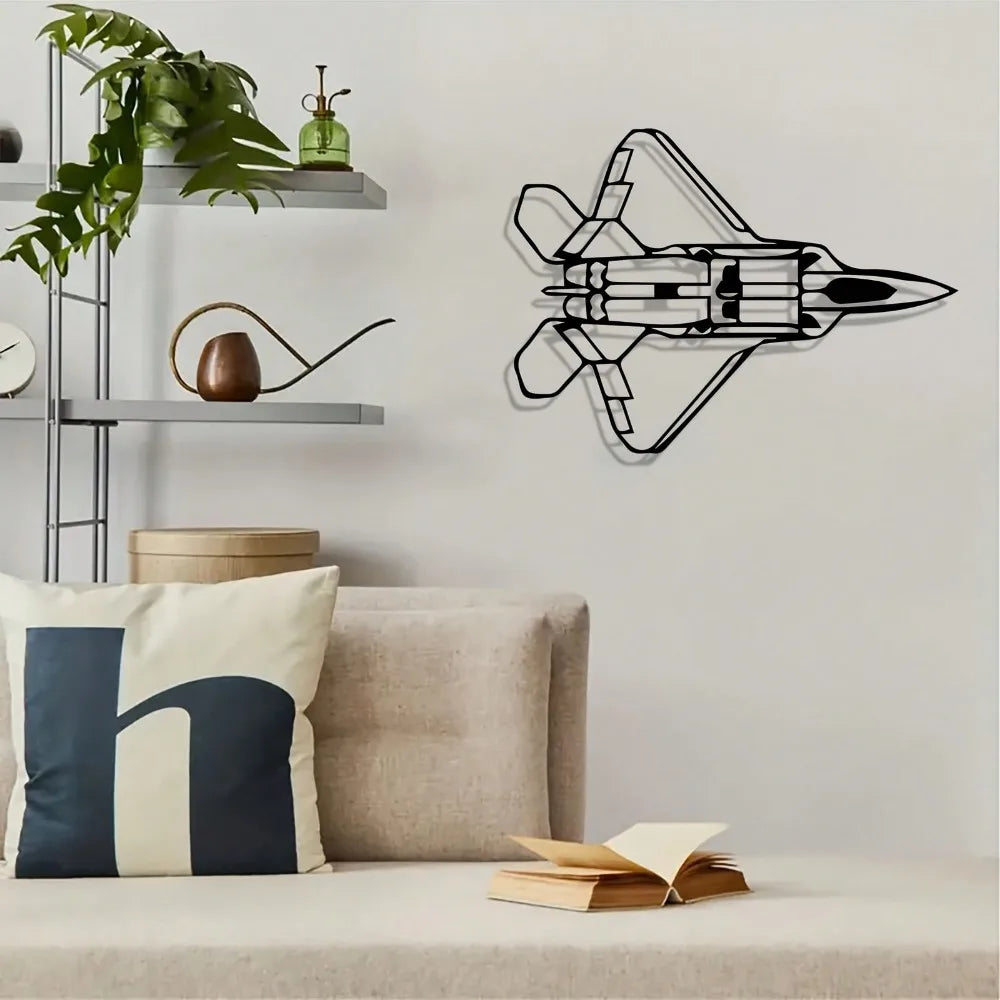 F-22 -Metal Wall Display