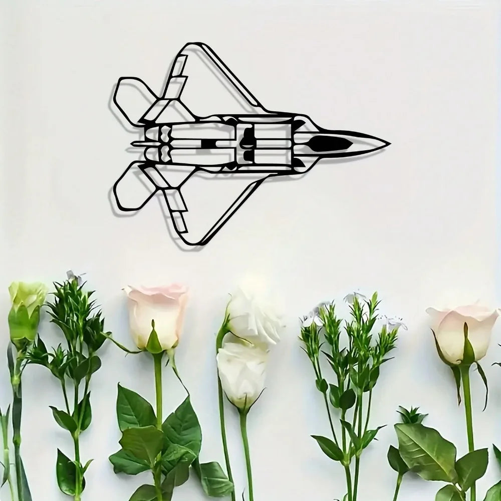 F-22 -Metal Wall Display