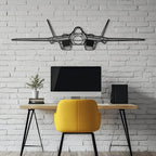 Su-57- Metal Front Wall Decor For Avgeeks