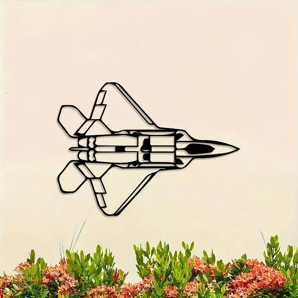 F-22 -Metal Wall Display