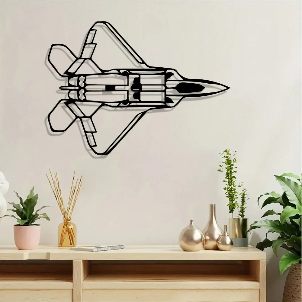 F-22 -Metal Wall Display