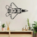 F-22 -Metal Wall Display